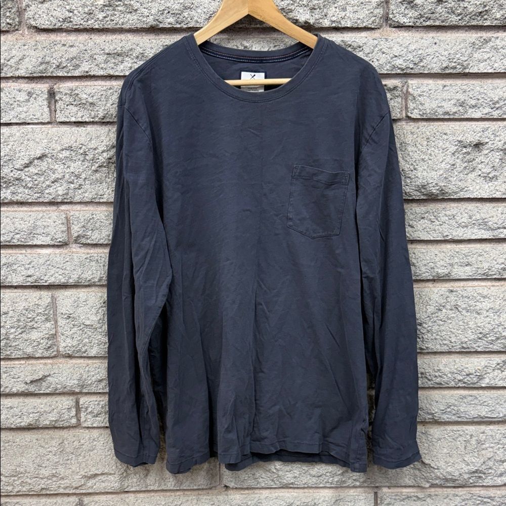Denver Hayes Dark Blue Long Sleeve Tee